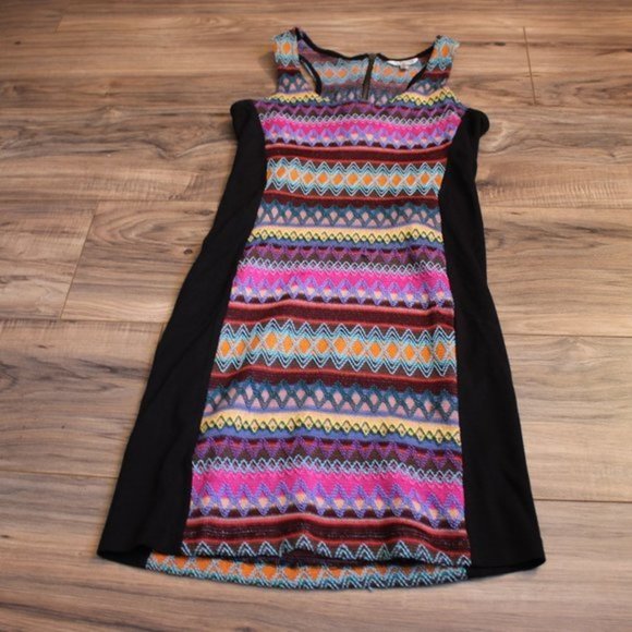 Buffalo David Britton Embroidered Bodycon Boho Mini Dress S - Picture 5 of 14